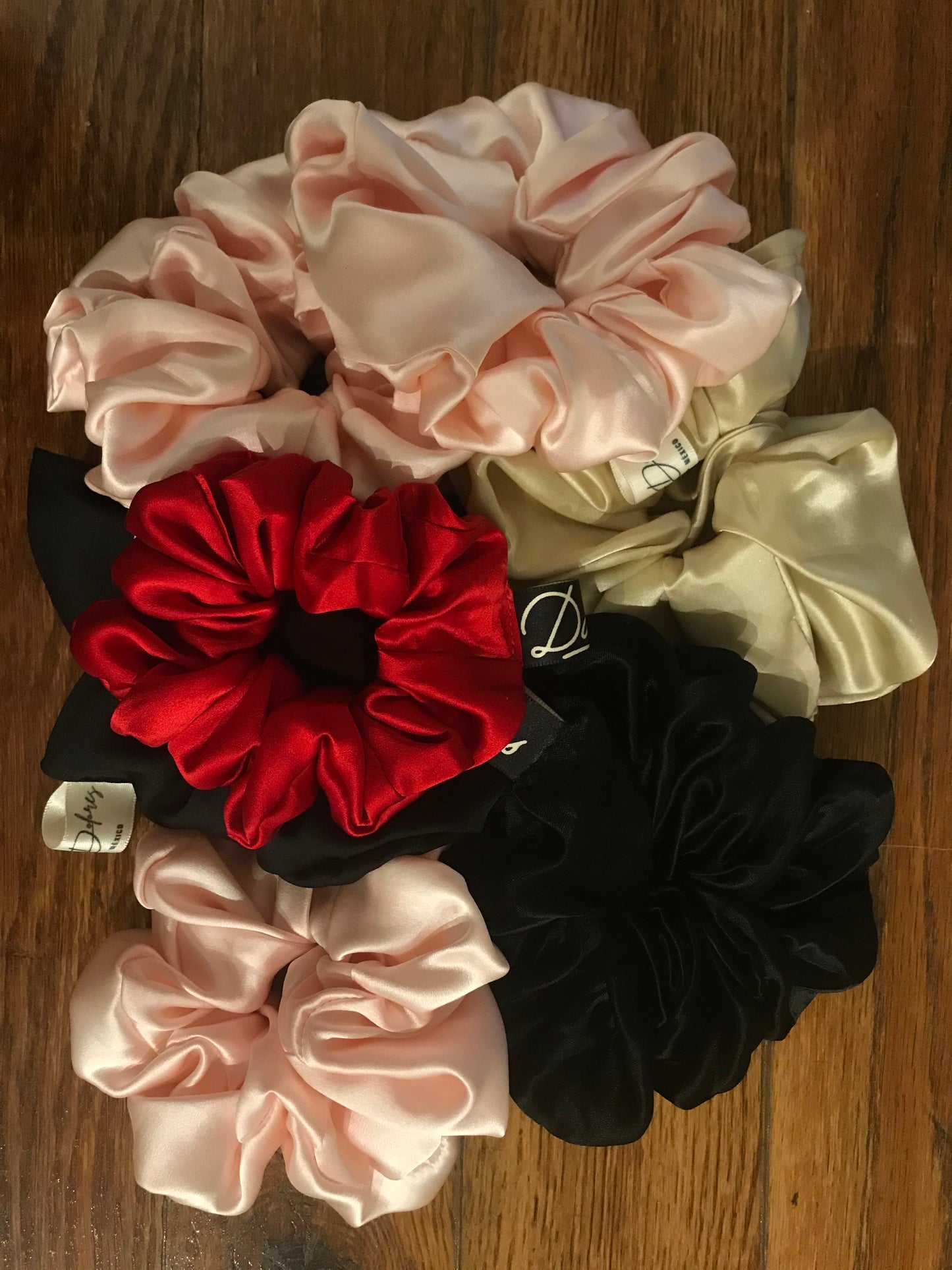 Silk scrunchie