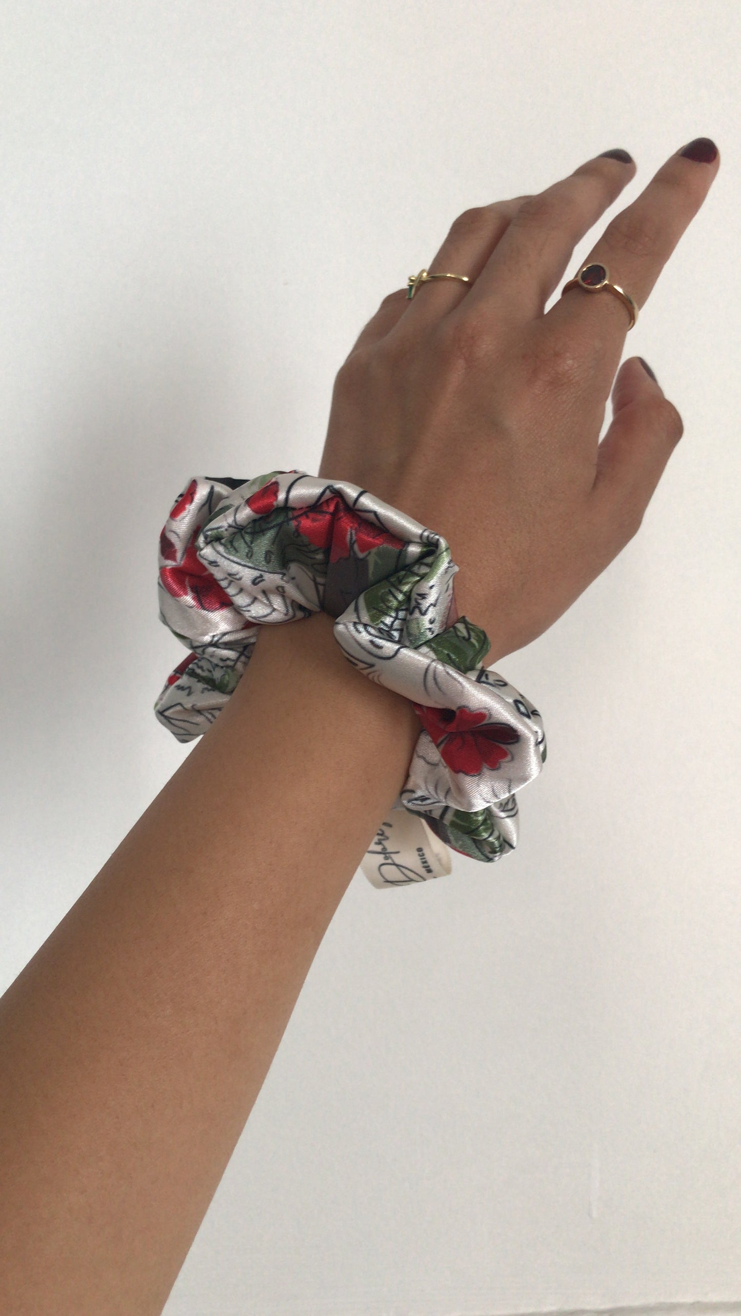 Silk scrunchie
